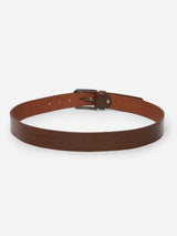 Tan Solid Mens Belt