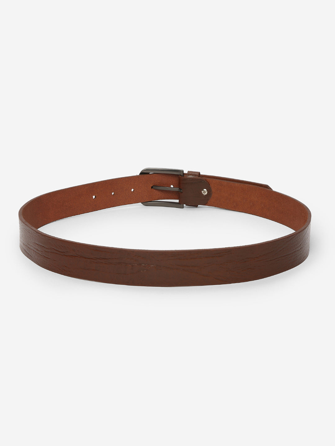 Tan Solid Mens Belt