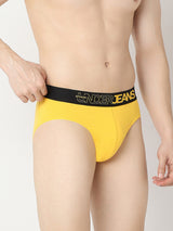 Underjeans Yellow & Black Brief