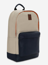 Unisex Navy Blue Polyester Backpack