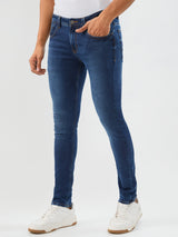 Men Diego Jeans Super Slim Fit Dark Blue Low Rise