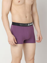 Underjeans Pack Of 2 Purple & Black Trunk