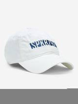 Men White Solid Cap