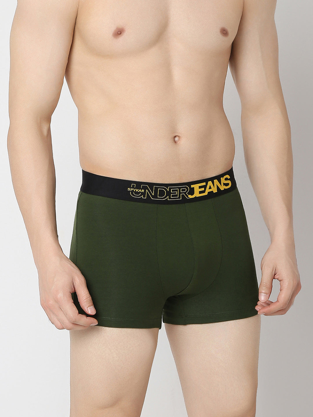 Underjeans Pack Of 2 Solid Regular Fit Trunks