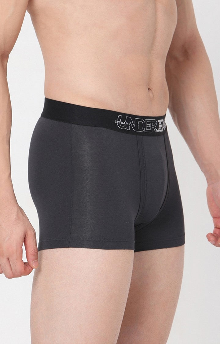 Underjeans by Spykar Men Premium Grey Trunk