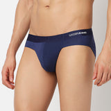 Underjeans Navy Blue Modal Blend Brief