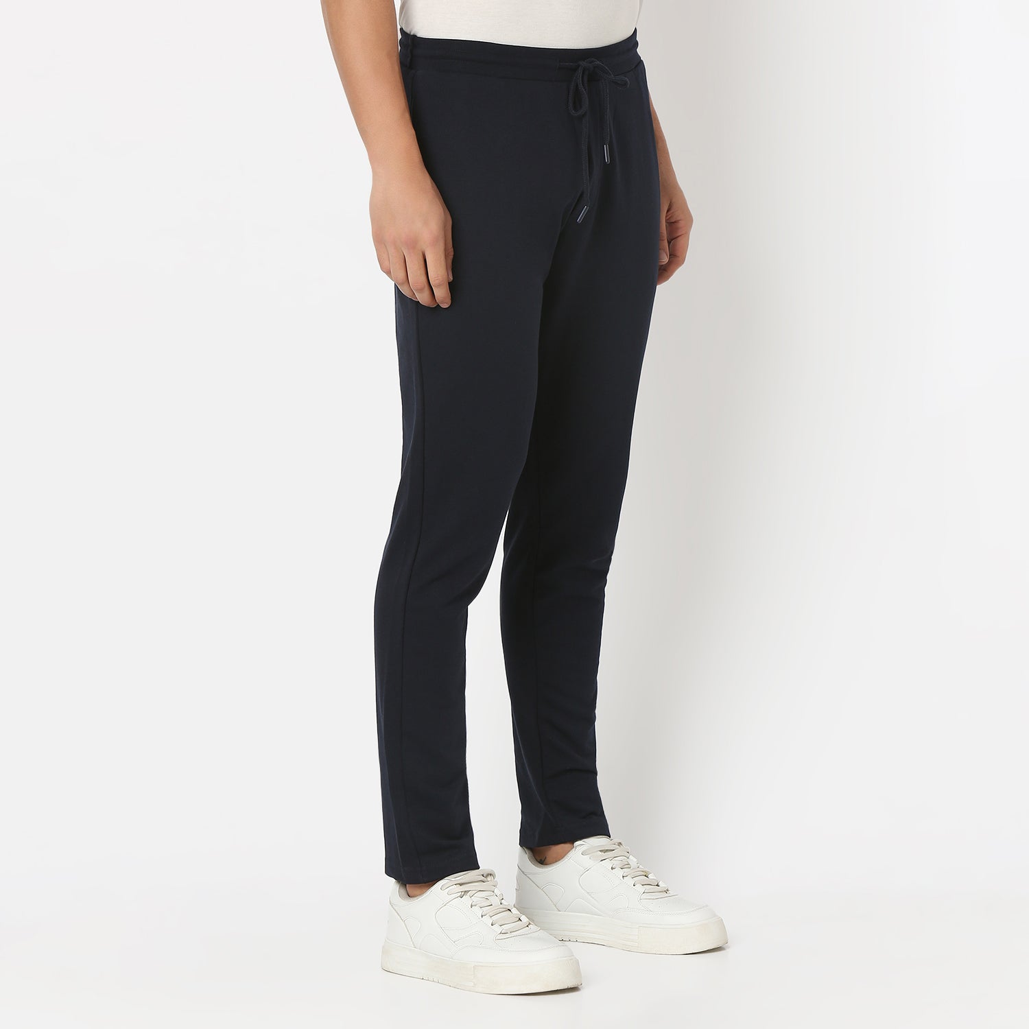 UnderJeans by Spykar Men Basic Navy1 Lounge Pants