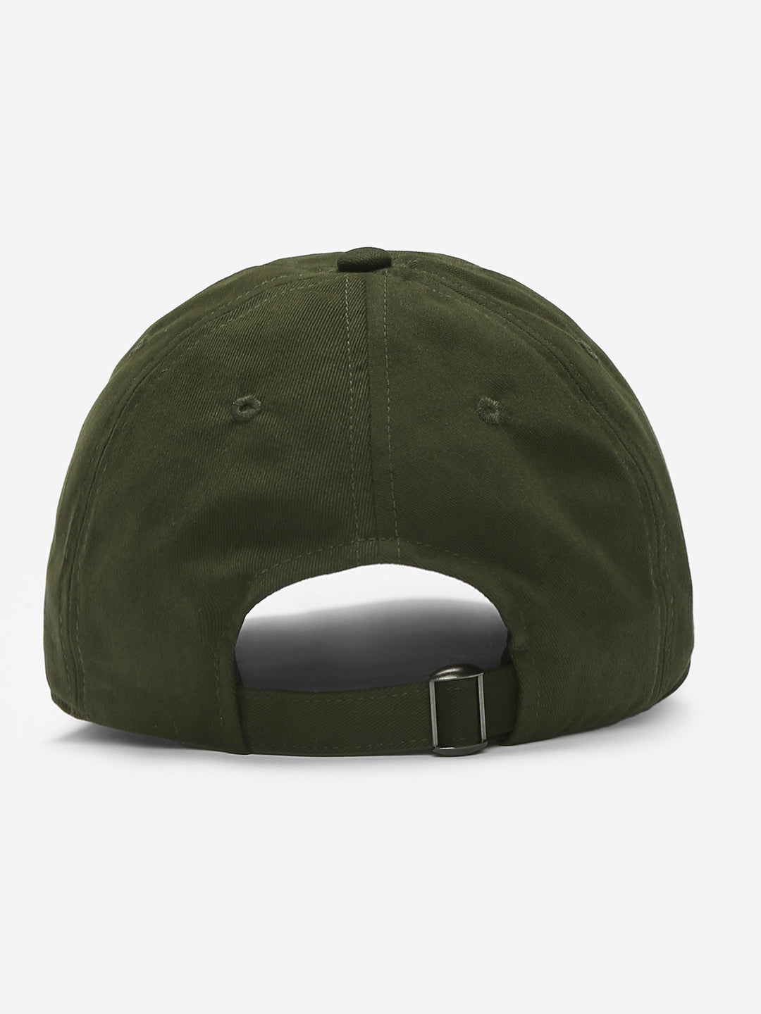 Men Olive Solid Cap