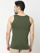 Underjeans by Spykar Men Premium Olive Fashion Vest