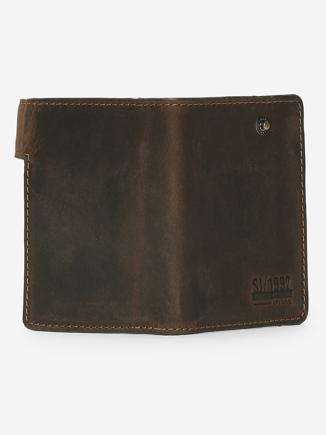 Dark Brown Solid Wallet