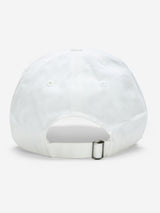 Men White Solid Cap