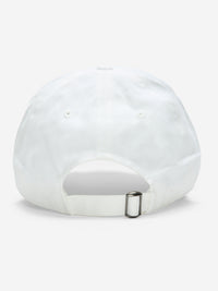 Men White Solid Cap