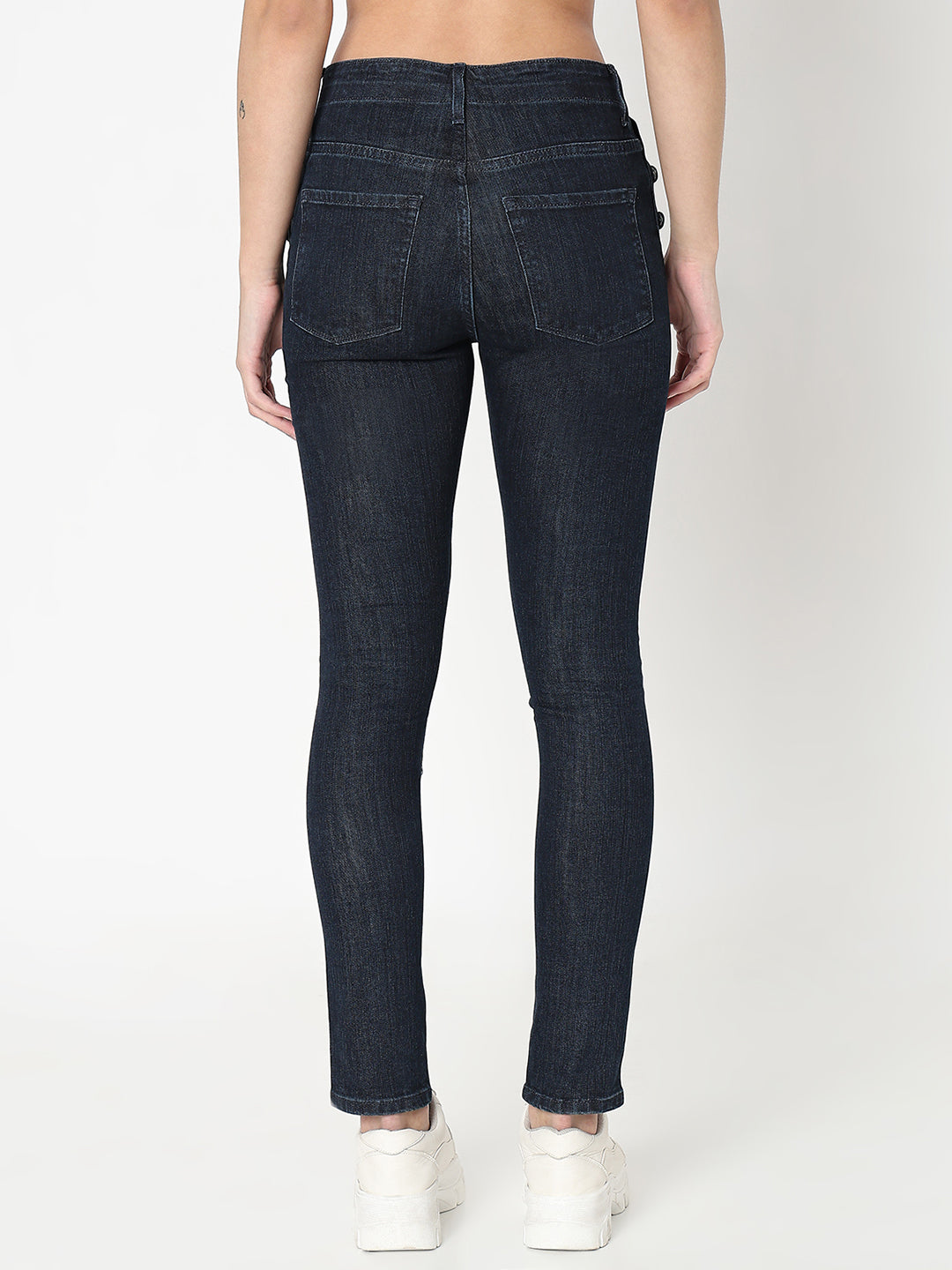 Spykar Women Skinny Fit Mid Rise Jeans