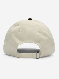 Men Beige Black Solid Cap