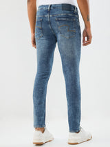 Men Diego Jeans Super Slim Fit Mid Blue Low Rise