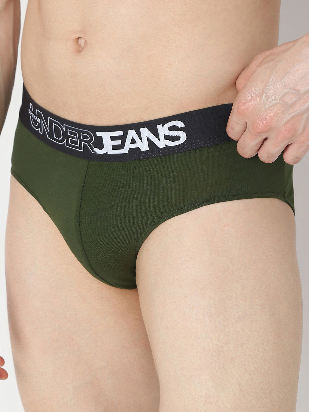 Underjeans by Spykar Men Navy & Olive Brief