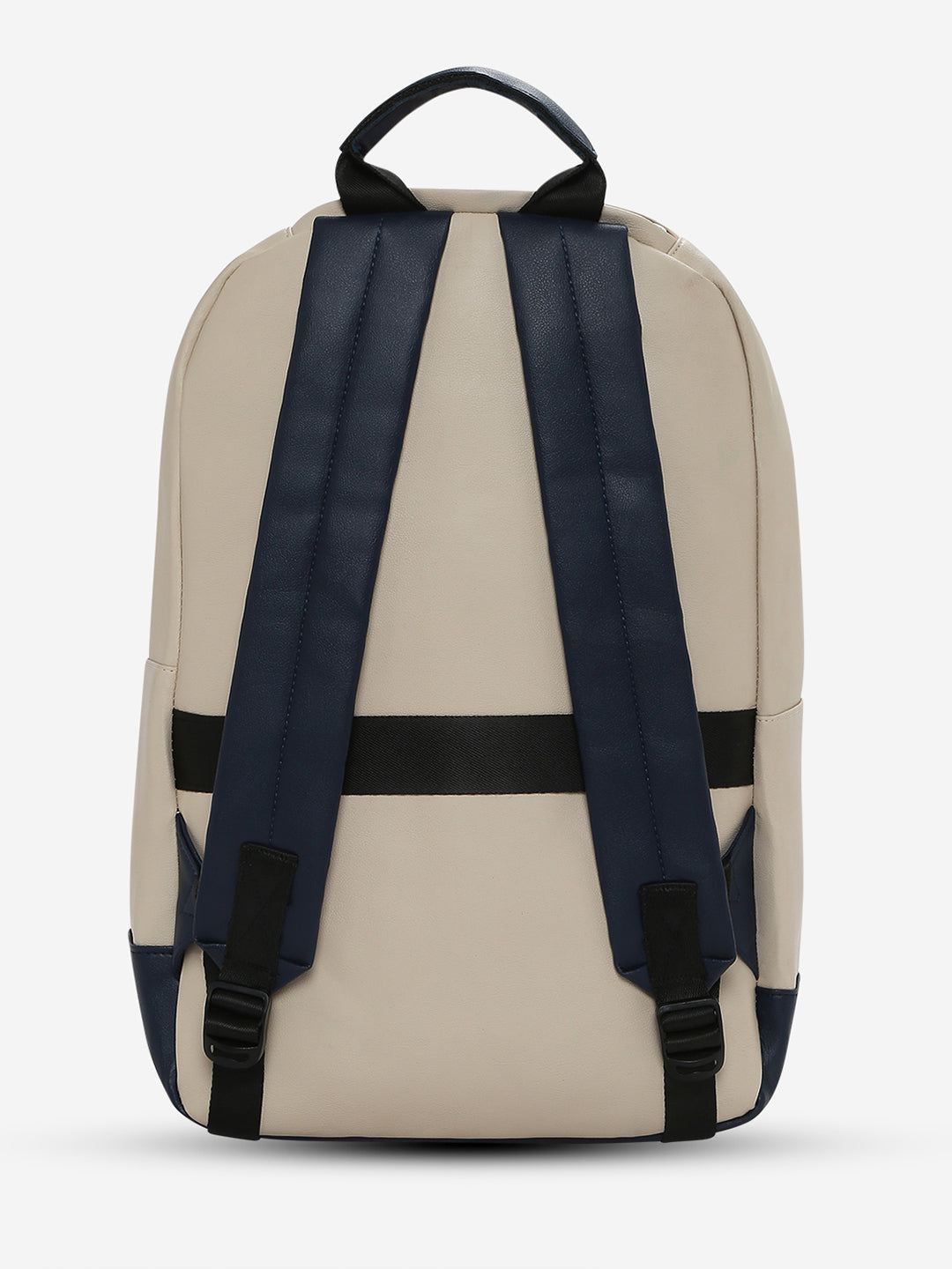 Unisex Navy Blue Polyester Backpack
