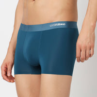 Underjeans Teal Blue Nylon Blend Trunk