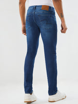 Men Rover Jeans Regular Fit Dark Blue Mid Rise