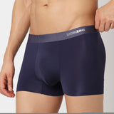Underjeans Navy Nylon Blend Trunk