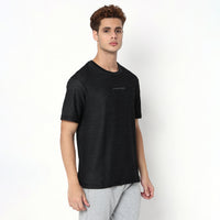 Underjeans T-Shirt Black Oversized Fit