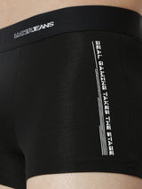 Underjeans Black Regular Fit Trunk