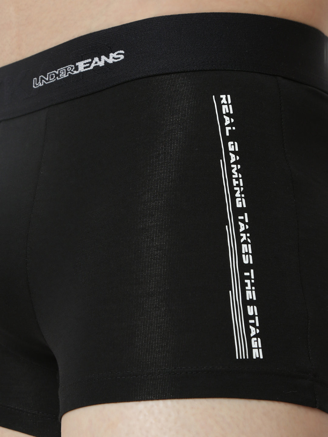 Underjeans Black Regular Fit Trunk