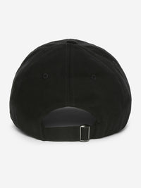 Men Black Solid Cap