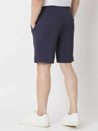 Underjeans Shorts Regular Fit Navy Mid-Rise