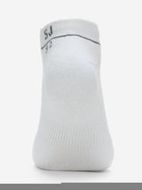 Pack Of 2 Antra White Solid Mens Ankle Length Socks