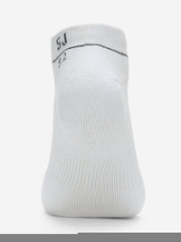Pack Of 2 Antra White Solid Mens Ankle Length Socks