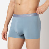 Underjeans Blue Nylon Blend Trunk
