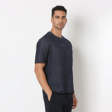 Underjeans T-Shirt Blue Oversized Fit