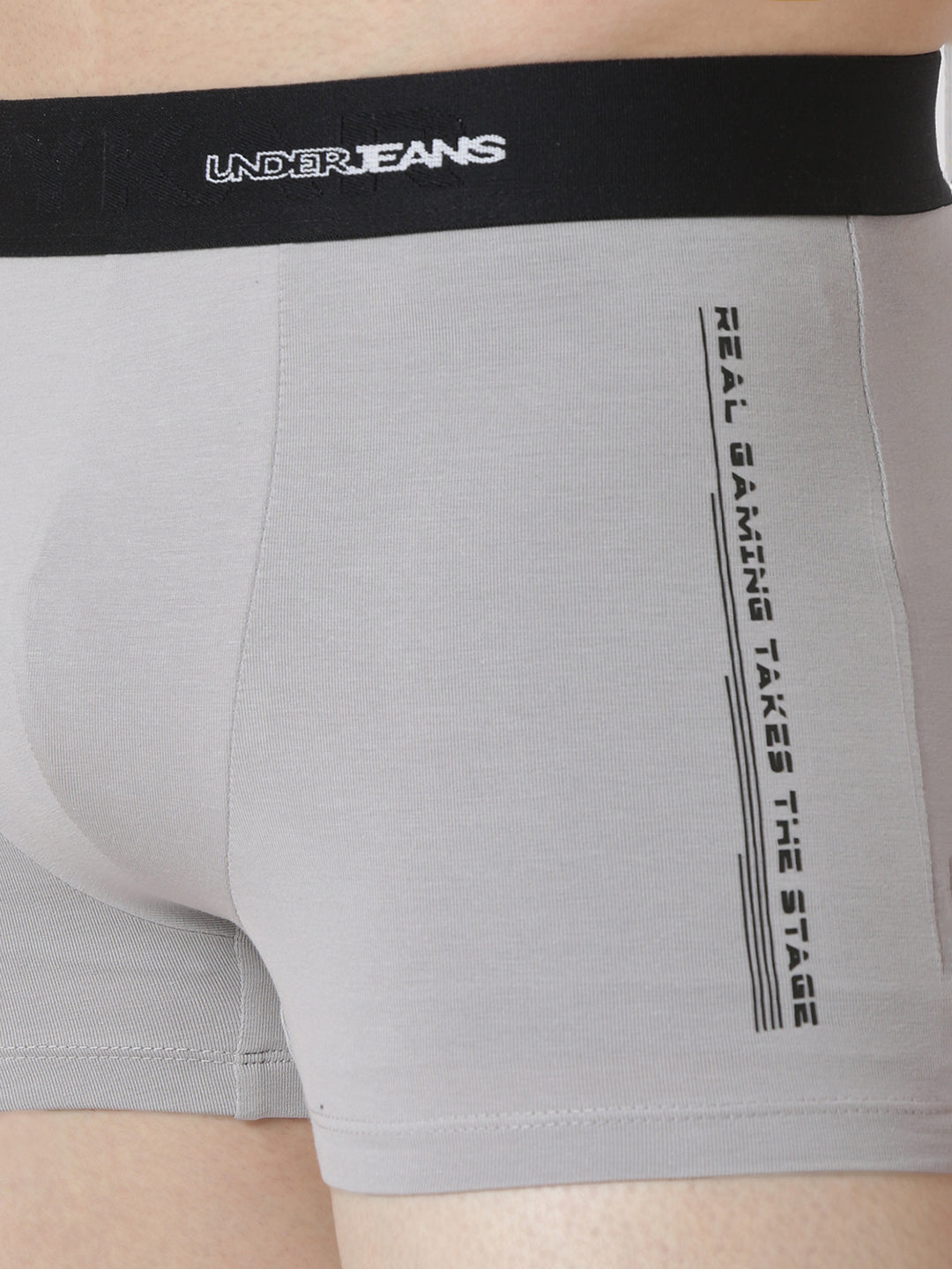Underjeans Grey Regular Fit Trunk