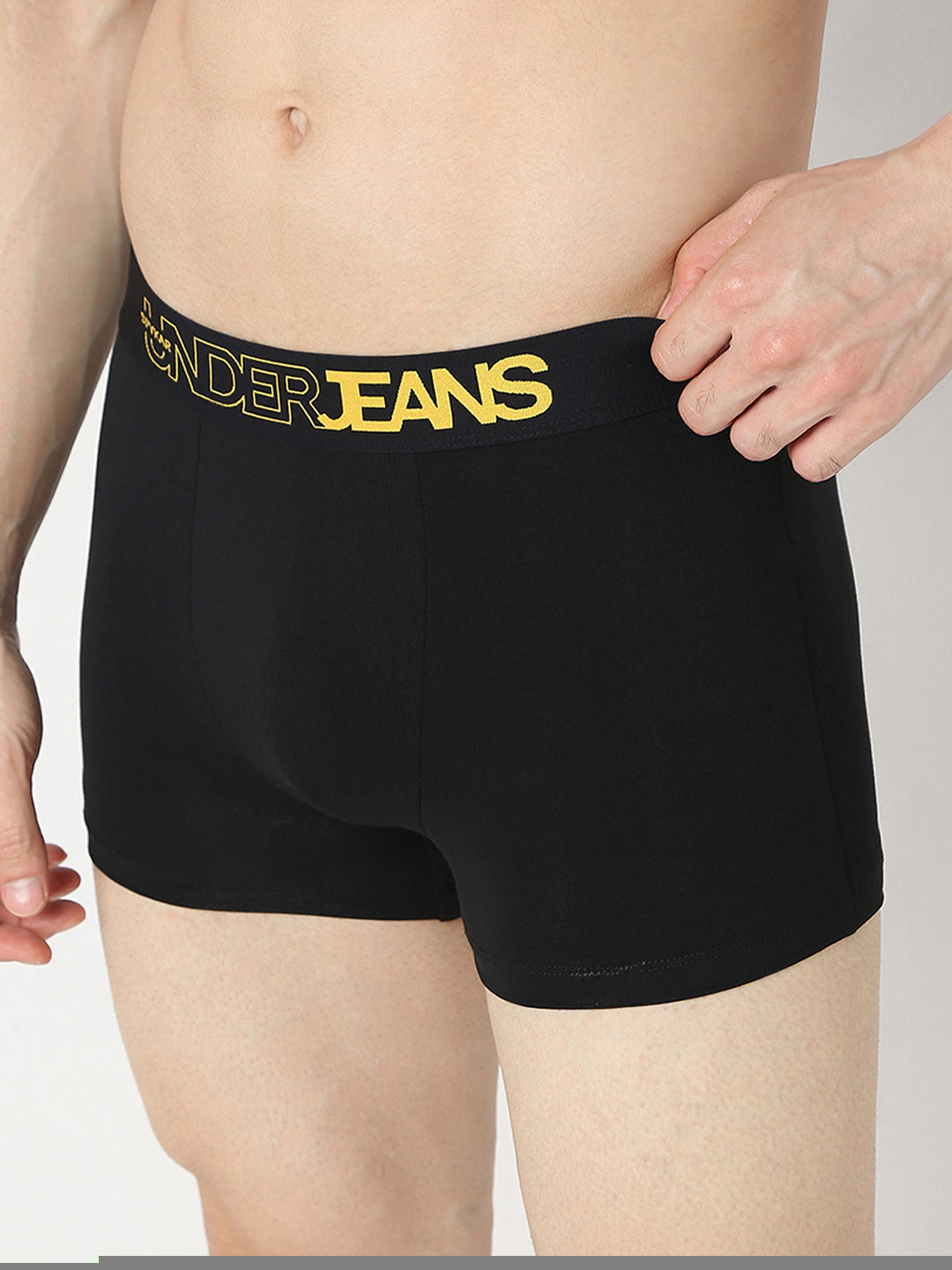 Underjeans Pack Of 2 Purple & Black Trunk