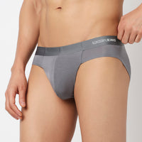 Underjeans Steel Grey Modal Blend Brief