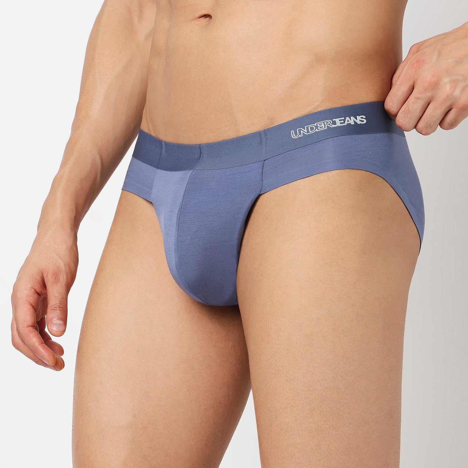 Underjeans Blue Modal Blend Brief
