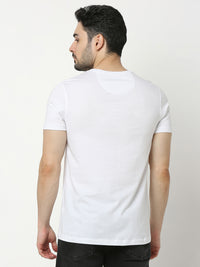 Underjeans by Spykar Men Premium White T-shirt