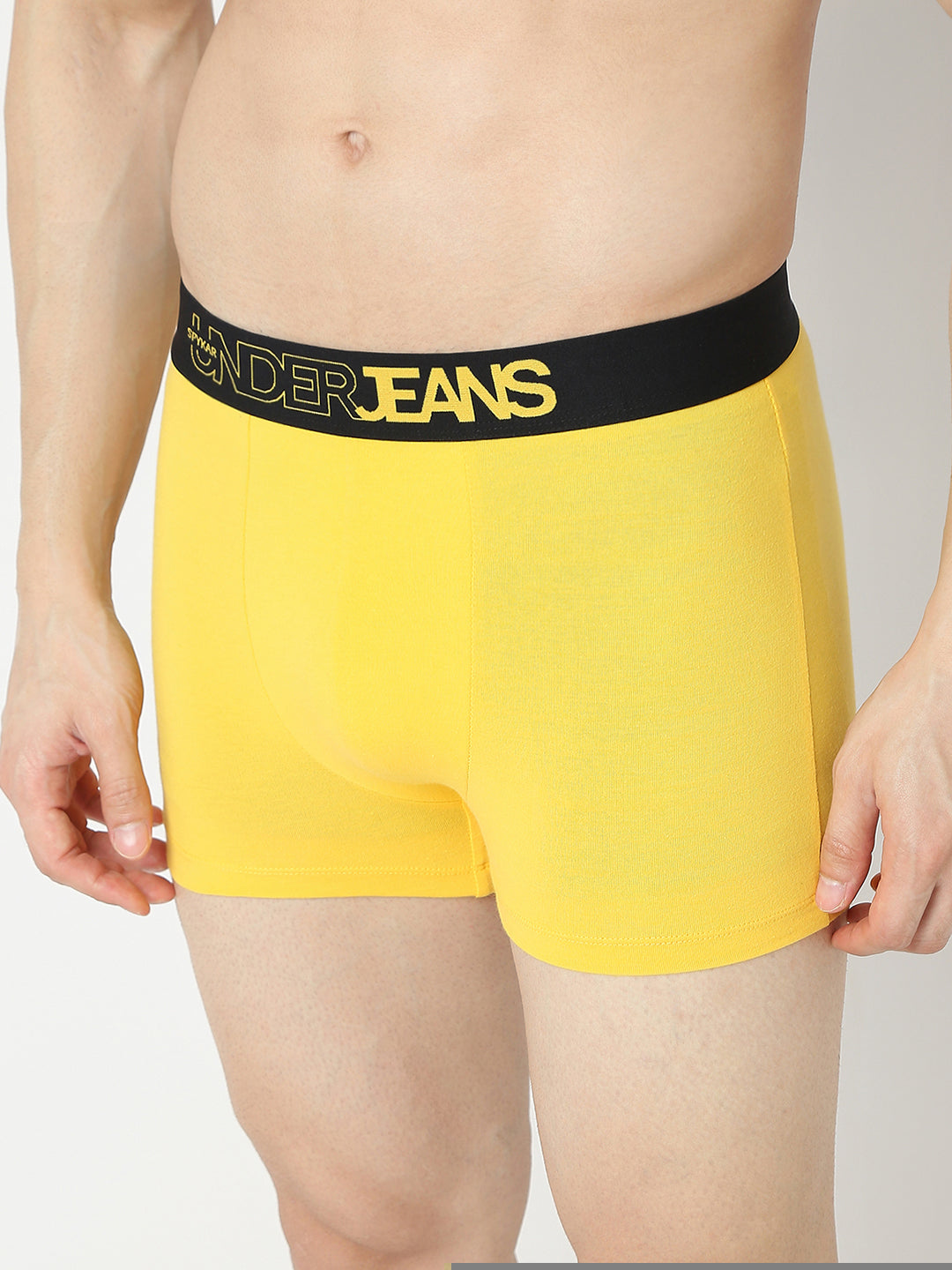 Underjeans Pack Of 2 Yellow & Black Trunk
