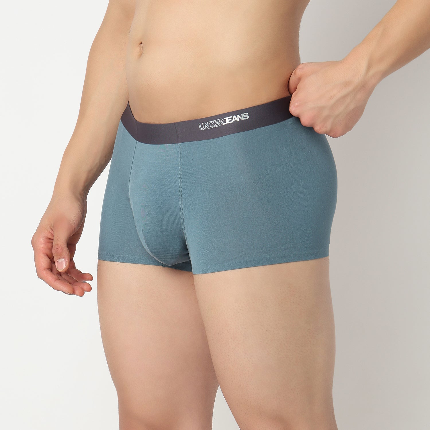 Underjeans Green Regular Fit Ultrasoft Trunk