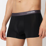 Underjeans Black Nylon Blend Trunk