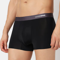 Underjeans Black Nylon Blend Trunk