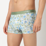 Underjeans Green Nylon Blend Trunk