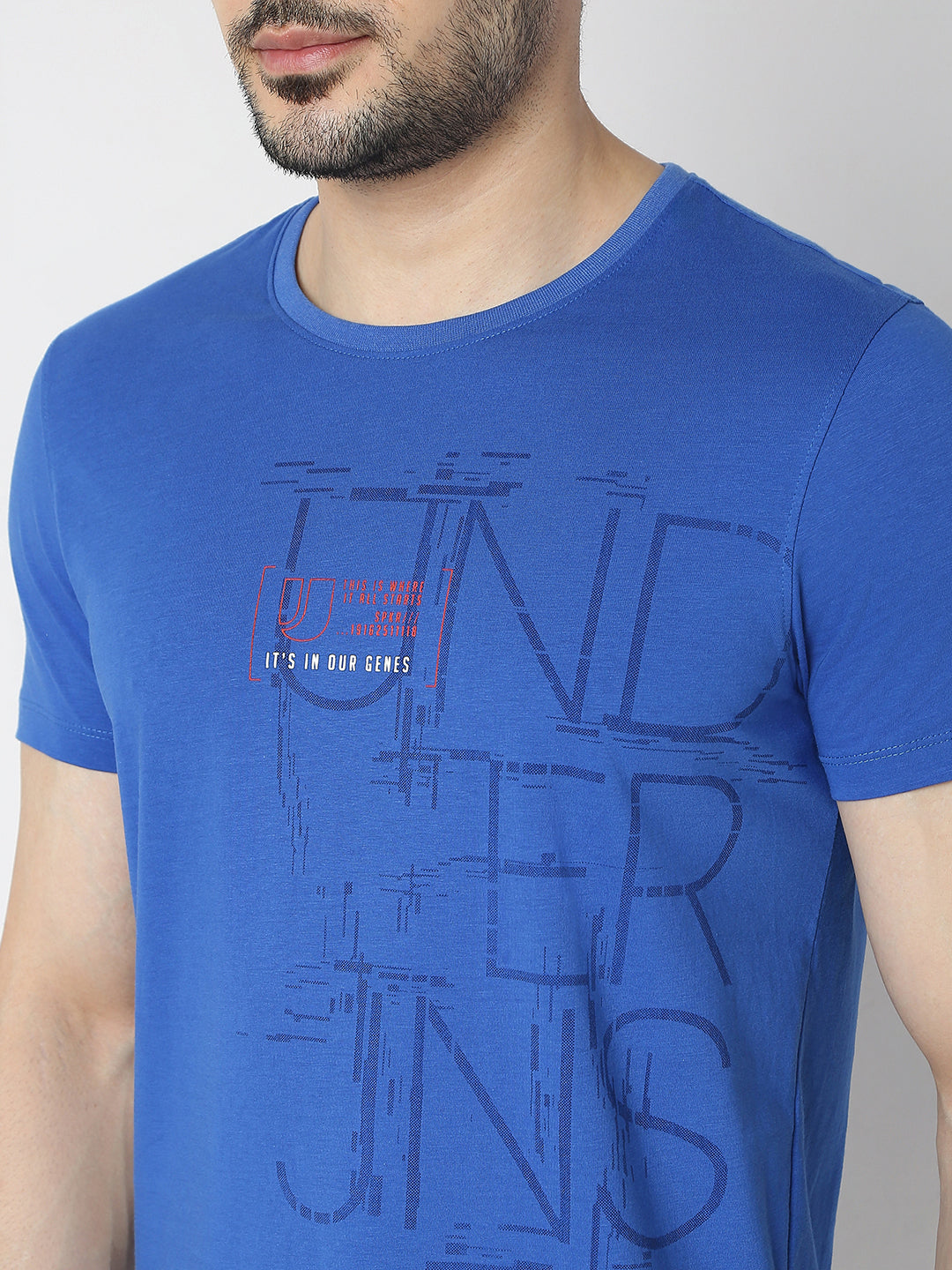 Underjeans T-Shirt Regular Fit Blue