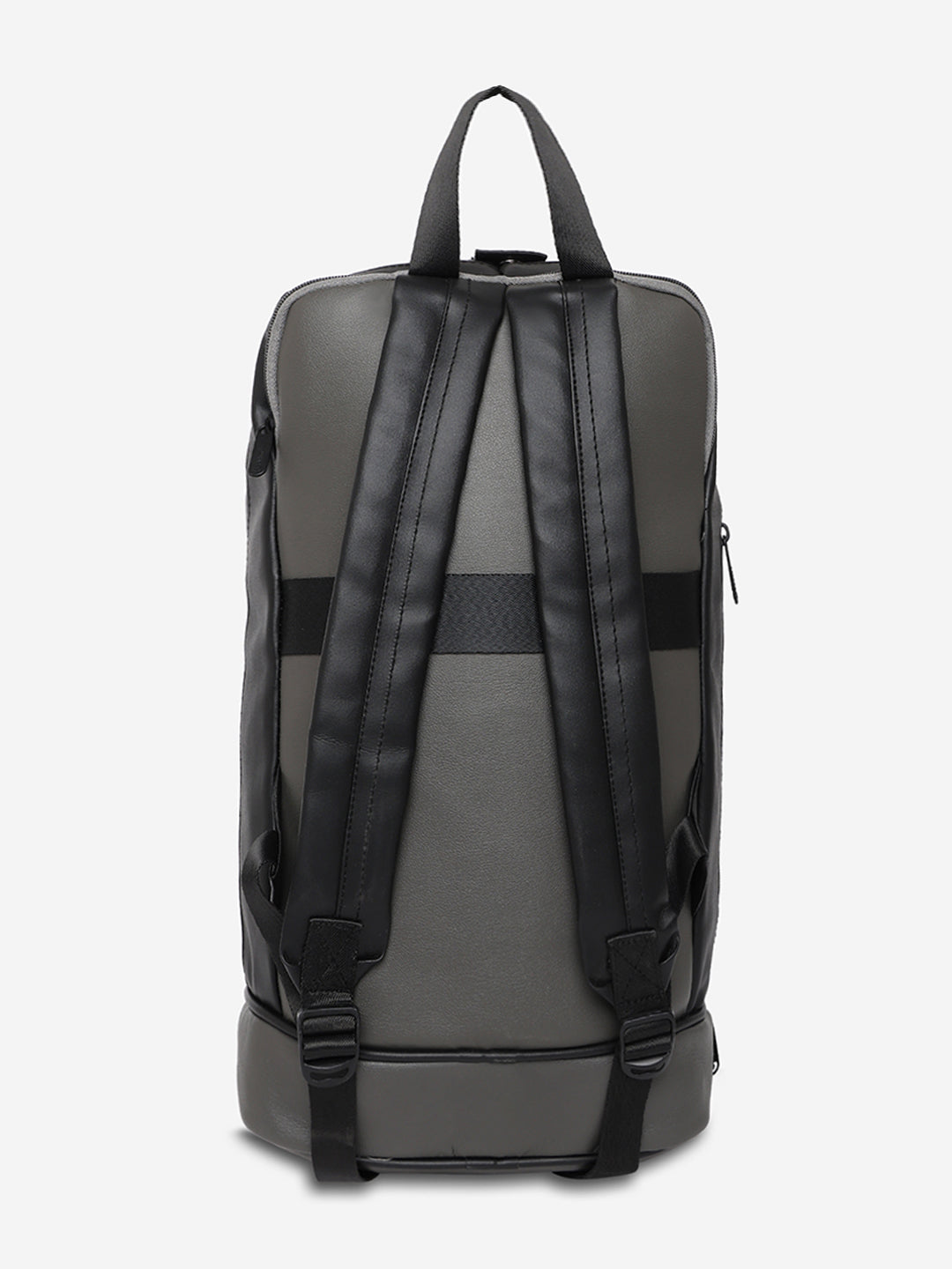 Unisex Black And Grey Backpack