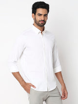 Men Shirt White Slim Fit