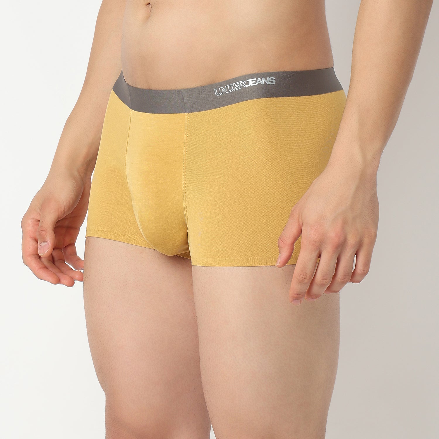 Underjeans Yellow Regular Fit Ultrasoft Trunk