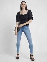Women Alexa Jeans Super Skinny Fit Light Blue High Rise