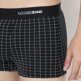 Underjeans Dark Grey Check Ultrasoft Trunk