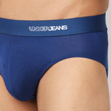 Underjeans Pack Of 2 Modal Blend Solid Mid-Rise Briefs